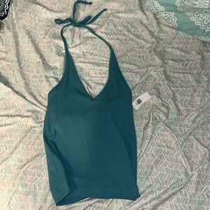 Teal halter top from old navy